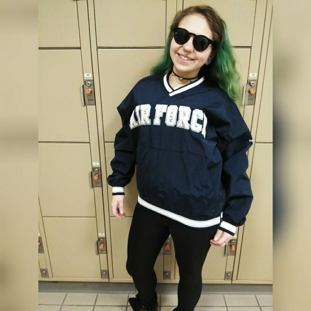 VTG Gear For Sports U.S. Air Force WindBreaker 90s